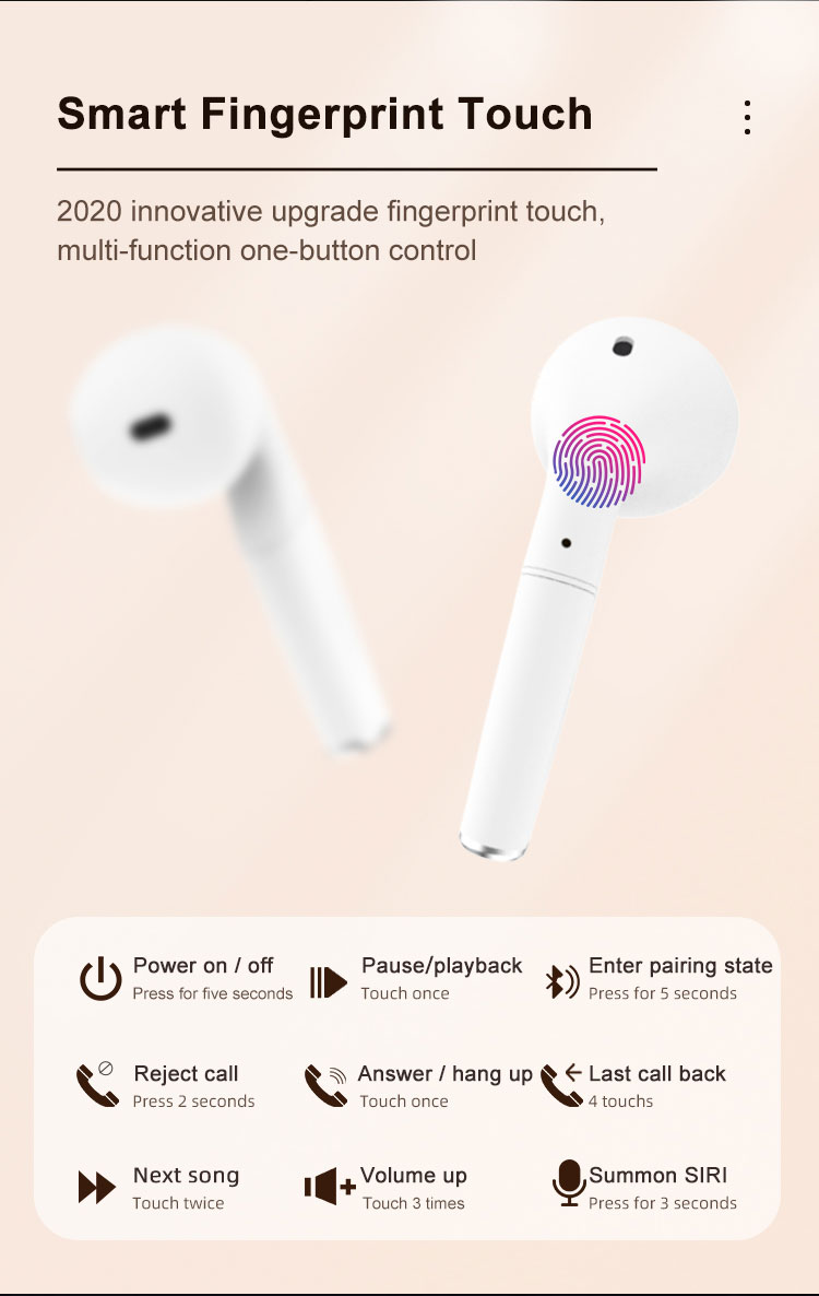 TWS Bluetooth Earphone 